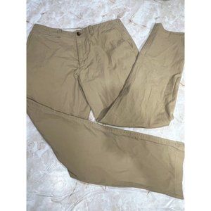 J . Crew  Kakhi flat front‎  pants size 33 x 32